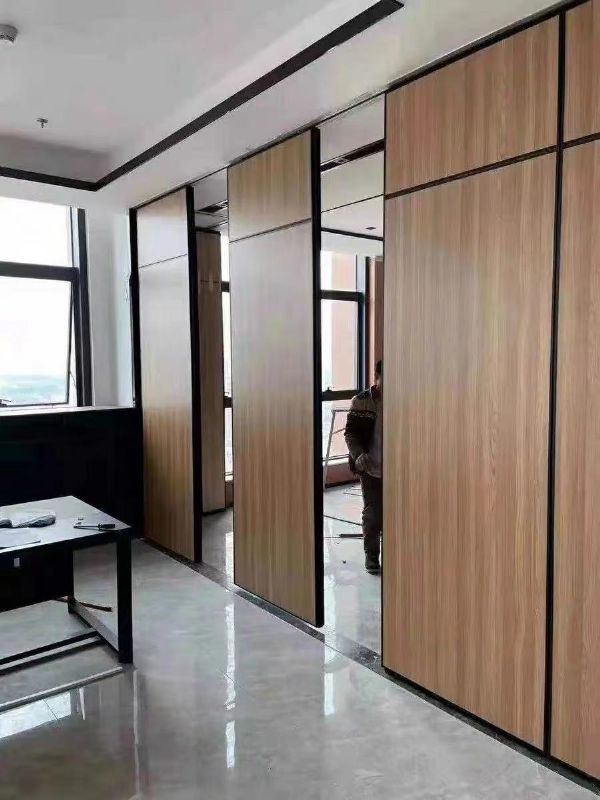 濰坊酒店活動隔斷墻飯店包廂,移動折疊推拉隔斷