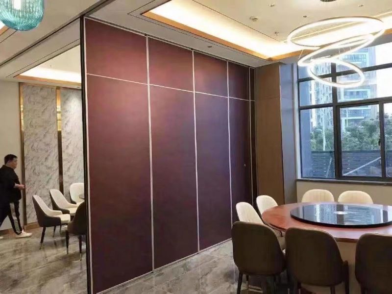 濰坊酒店活動隔斷墻飯店包廂,移動折疊推拉隔斷